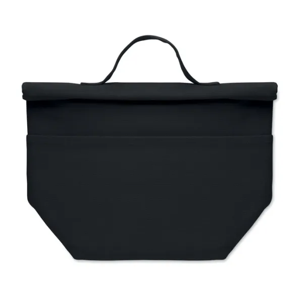 RECOBA COLOUR Recycled cotton cooler bag Black