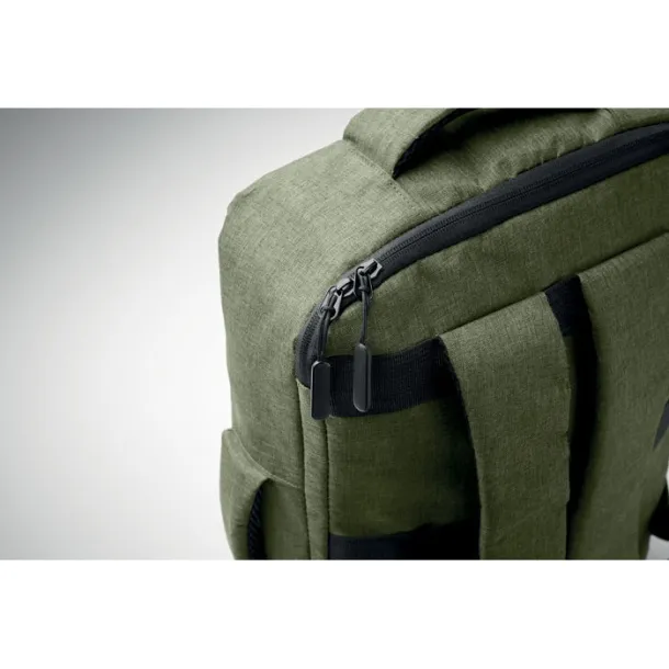 LAUGAR Slim 15 inch laptop backpack Army Green
