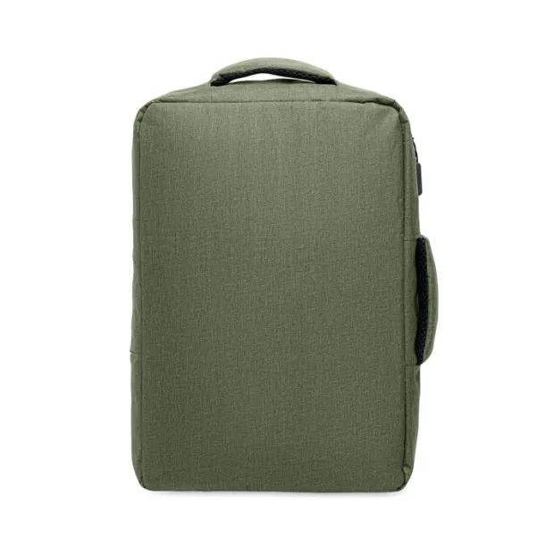 LAUGAR Slim 15 inch laptop backpack Army Green