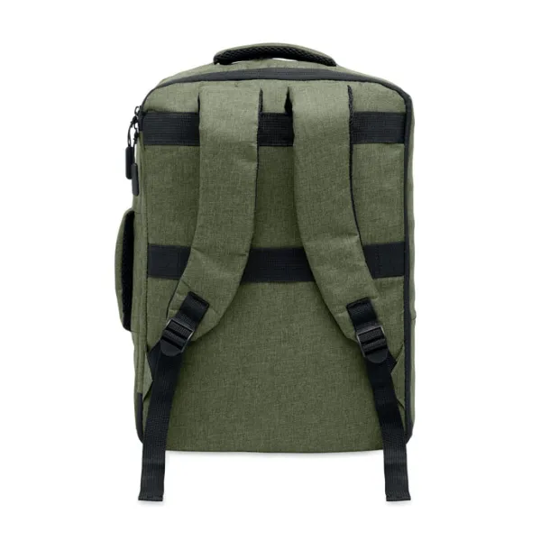 LAUGAR Slim 15 inch laptop backpack Army Green