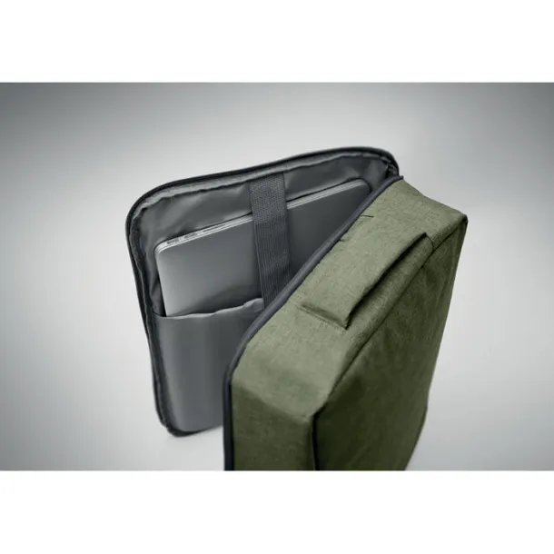 LAUGAR Slim 15 inch laptop backpack Army Green