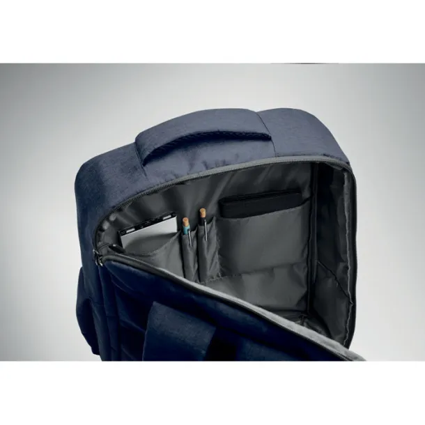 LAUGAR Slim 15 inch laptop backpack French navy