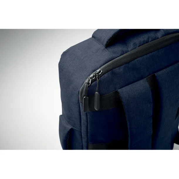 LAUGAR Slim 15 inch laptop backpack French navy