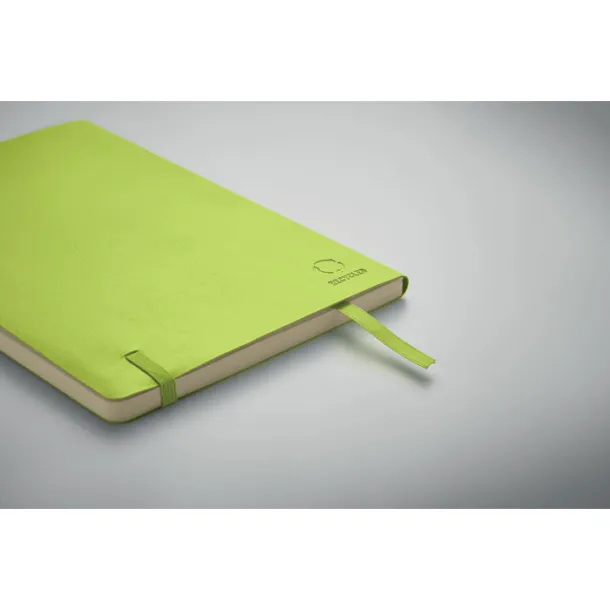 BRETA A5 recycled notebook Lime