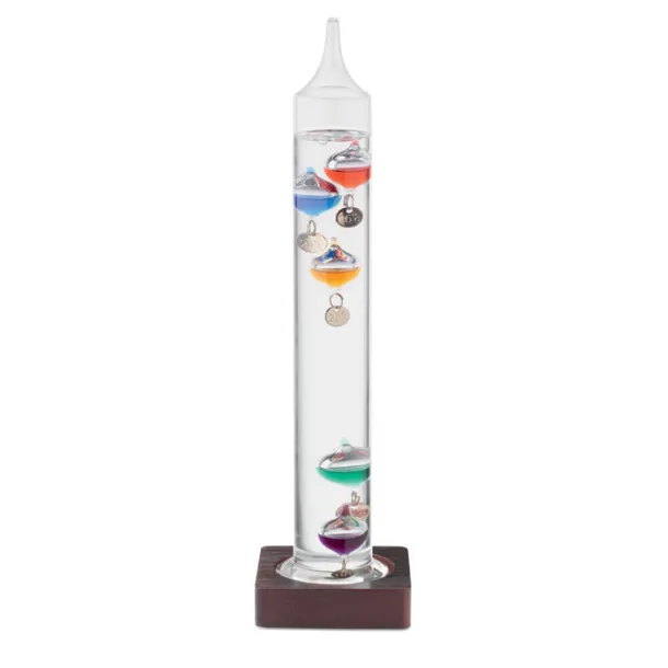 GALI Galileo thermometer glass 28cm Transparent