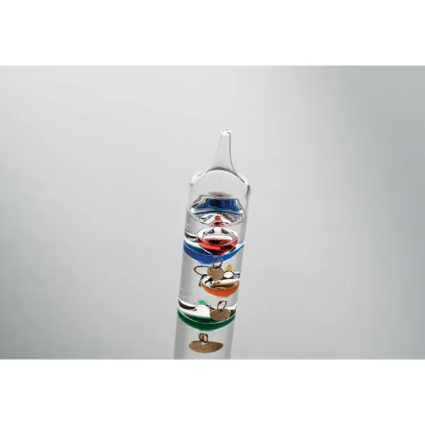 GALI Galileo thermometer glass 28cm Transparent