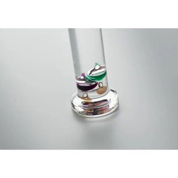 GALI Galileo thermometer glass 28cm Transparent