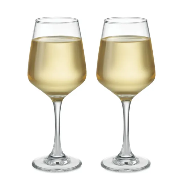 CHEERS Set od 2 čaše za vino, 400 ml Prozirno