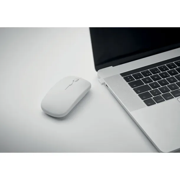 CURVY C Bežični miš na punjenje Bijela