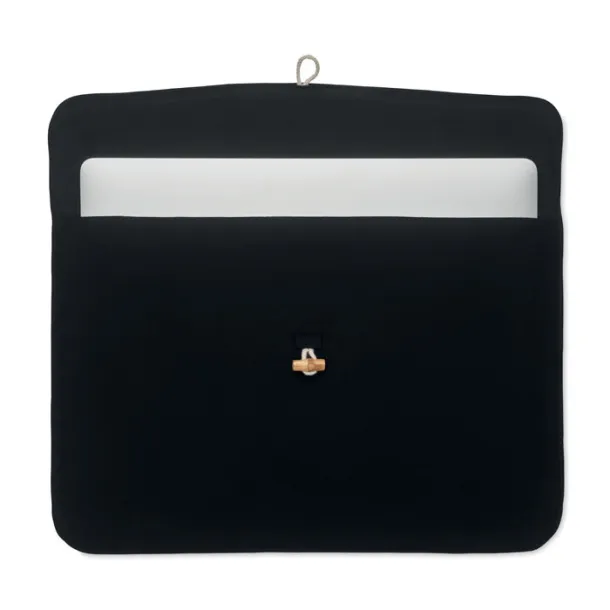 COTIN Pamučna vrećica za laptop, 15", 220 gr/m² Crna
