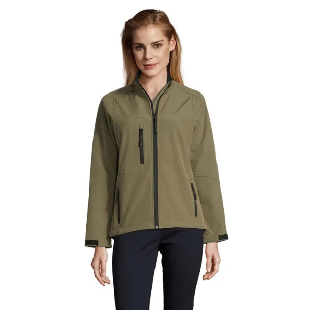 ROXY ženska softshell jakna - 340g army