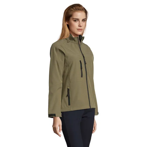 ROXY ženska softshell jakna - 340g army