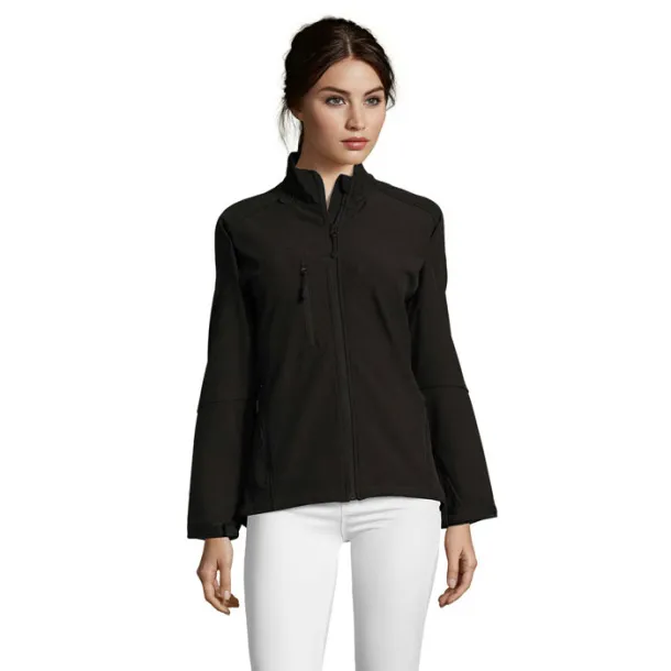 ROXY ženska softshell jakna - 340g Crna