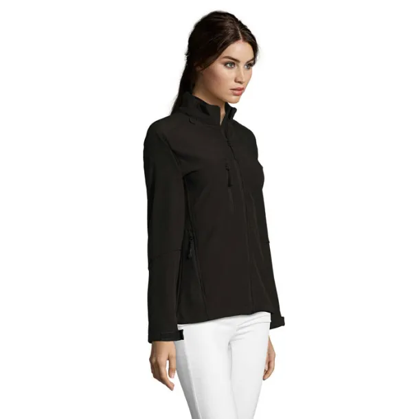 ROXY ženska softshell jakna - 340g Crna