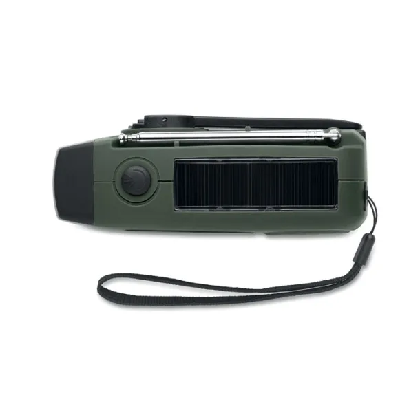 ONDA prijenosni radio s LED svjetiljkom Dark Green
