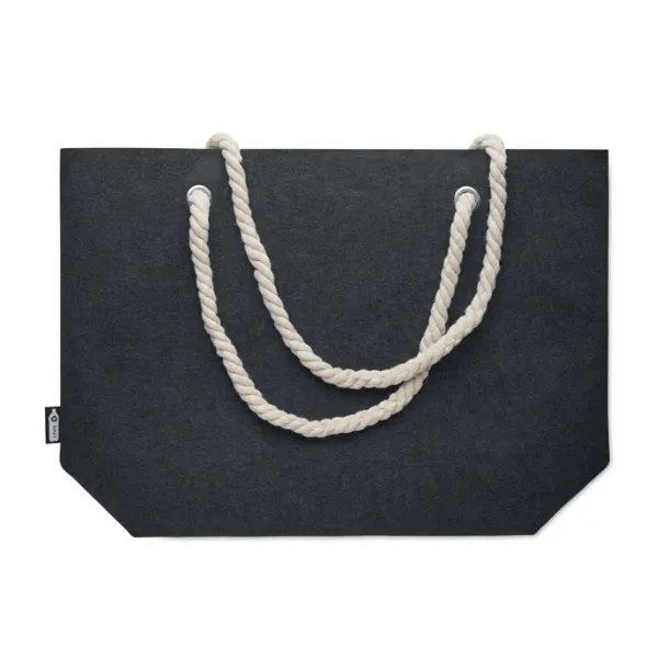 FELTSEA RPET felt beach bag Stone Grey