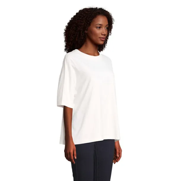 BOXY WOMEN ženska predimenzionirana majica kratkih rukava White Off