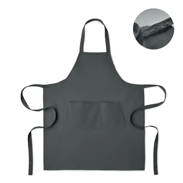 GAMMA Organic cotton apron 240 gr/m² Stone Grey