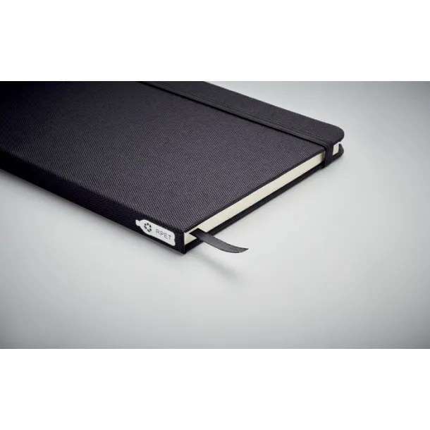 NOTE RPET Notes s koricama od RPET-a, A5 Crna
