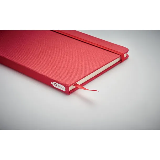 NOTE RPET Notes s koricama od RPET-a, A5 Crvena