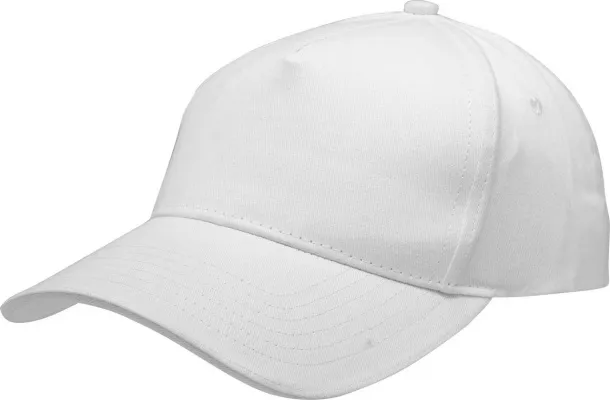  SANDWICH PEAK CAP - 5 PANELS - K-UP White