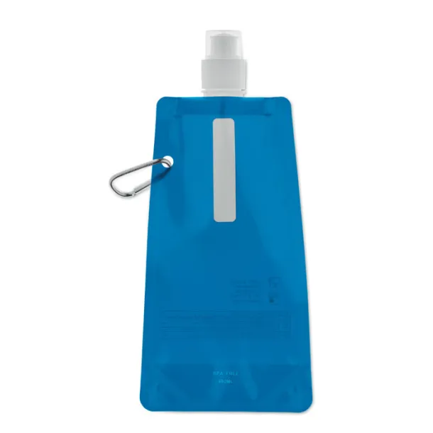 GATES složiva boca za vodu, 480 ml Transparent Blue