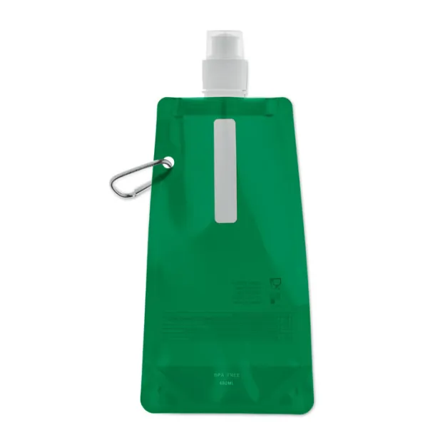 GATES Foldable water bottle Transparent Green
