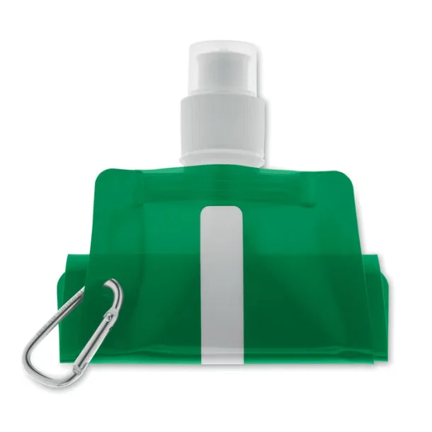 GATES Foldable water bottle Transparent Green