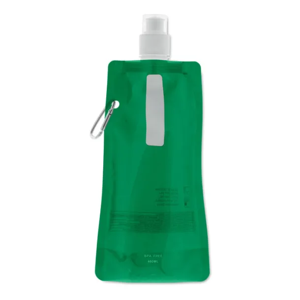 GATES složiva boca za vodu, 480 ml Transparent Green