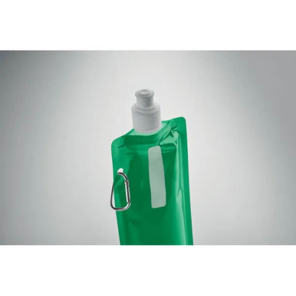 GATES Foldable water bottle Transparent Green