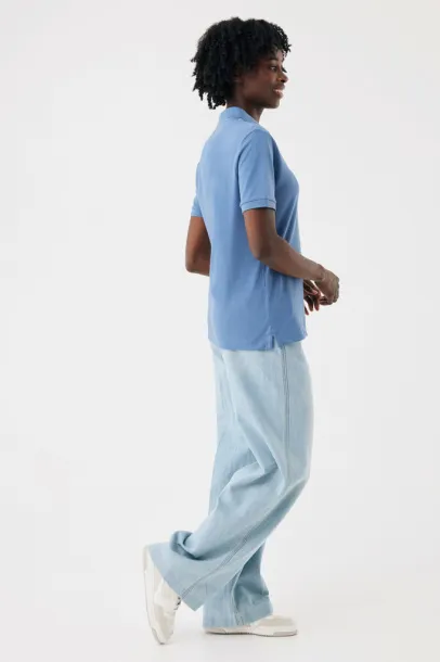  Iqoniq Yosemite recycled cotton pique polo - iqoniq Moon blue