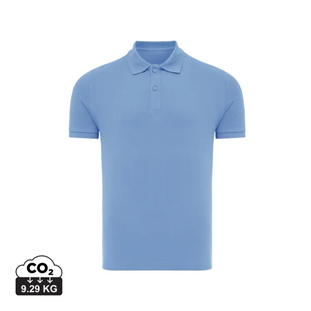  Iqoniq Yosemite recycled cotton pique polo - iqoniq Moon blue