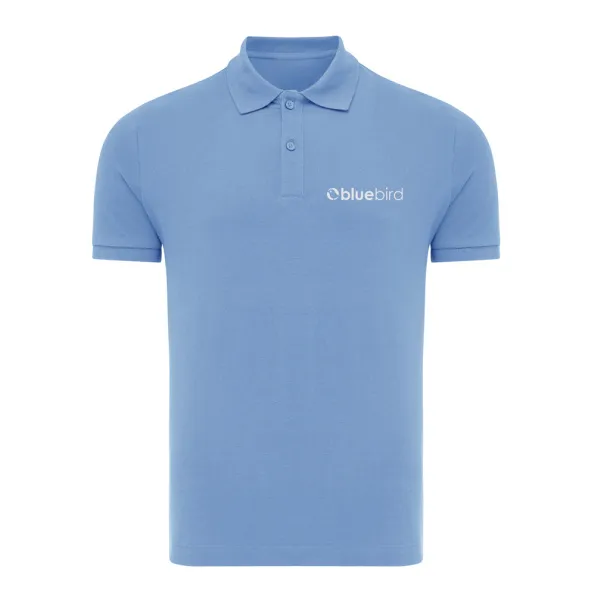  Iqoniq Yosemite recycled cotton pique polo - iqoniq Moon blue