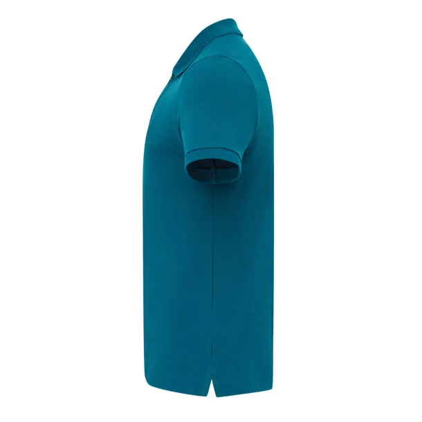  Iqoniq Yosemite recycled cotton pique polo - iqoniq dark teal