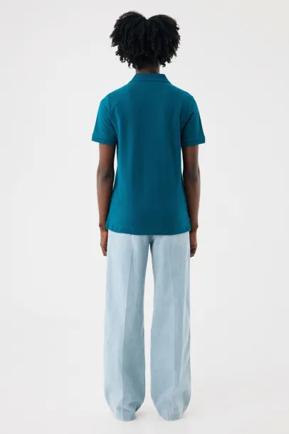 Iqoniq Yosemite recycled cotton pique polo - iqoniq dark teal