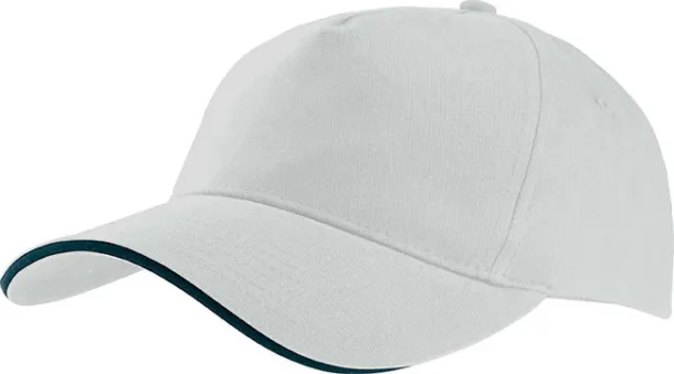  SANDWICH PEAK CAP - 5 PANELS - K-UP White Navy