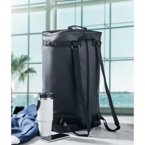 MOUNTAIN Travel tarpaulin duffle bag Black