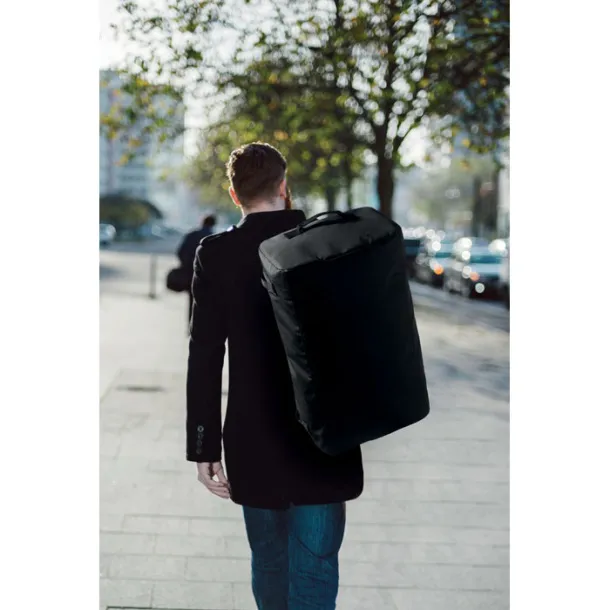 MOUNTAIN Travel tarpaulin duffle bag Black