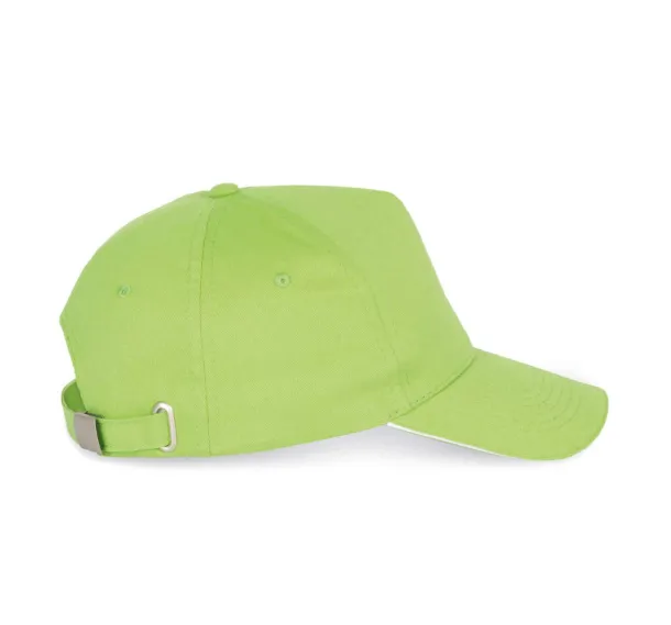  SANDWICH PEAK CAP - 5 PANELS - K-UP Lime White