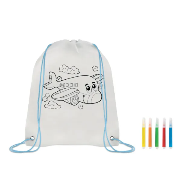 CARRYDRAW torba s vezicama - bojanka Baby Blue