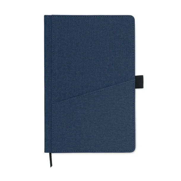CINCO PU notes s prednjim dežpom, A5 Plava