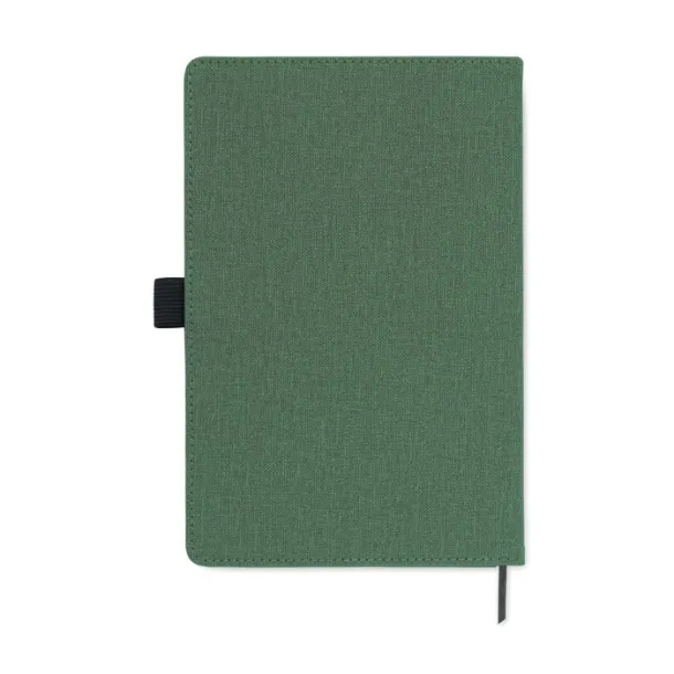 CINCO PU notes s prednjim dežpom, A5 Dark Green