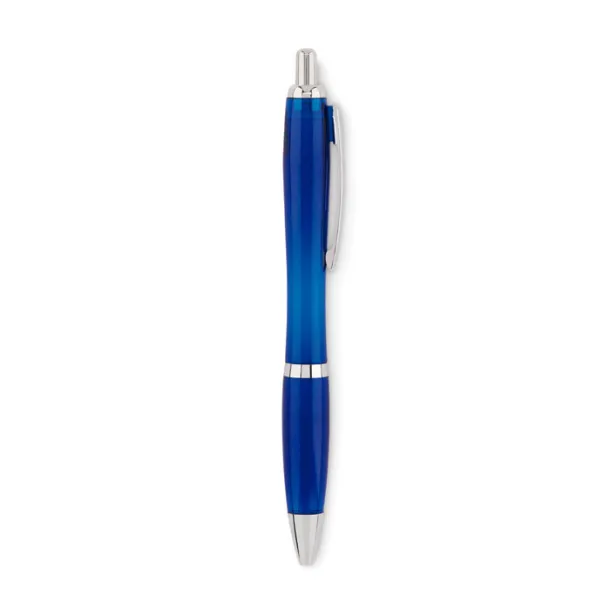RIO RPET Ball pen in RPET Transparent Blue