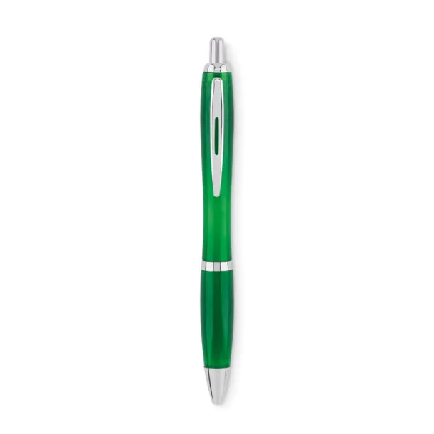 RIO RPET Ball pen in RPET Transparent Green
