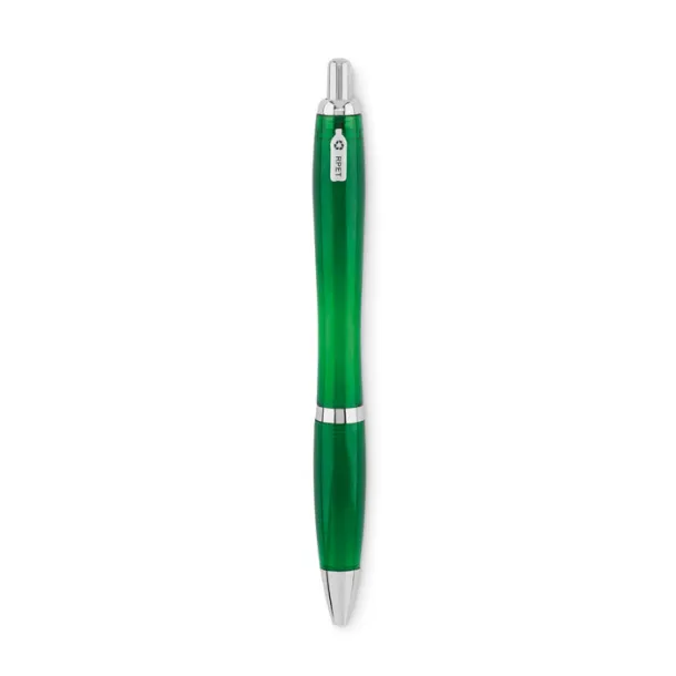 RIO RPET Ball pen in RPET Transparent Green