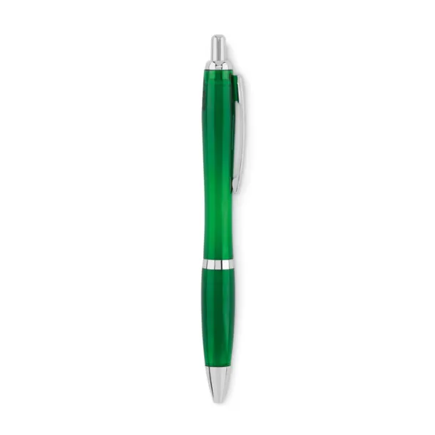 RIO RPET Ball pen in RPET Transparent Green