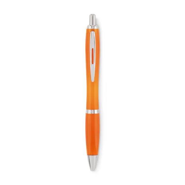 RIO RPET Ball pen in RPET Transparent Orange