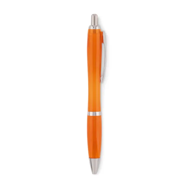 RIO RPET Ball pen in RPET Transparent Orange