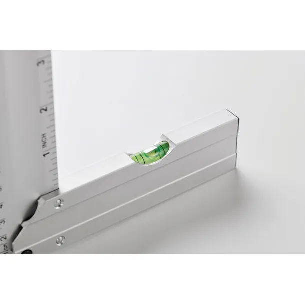 MEJURE Aluminium level ruler 30 cm Silver