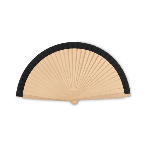 WOODFAN drvena lepeza Crna